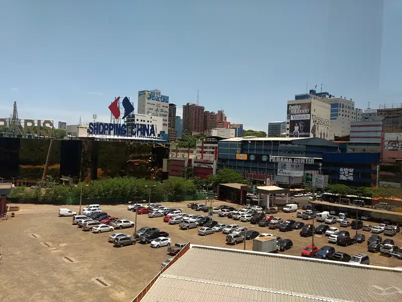 Shopping district in Ciudad del Este